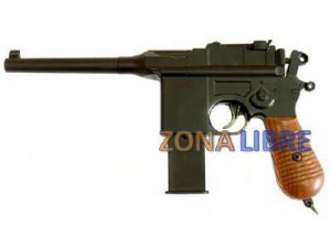 PISTOLA AIRSOFT SPRING FULL METAL TIPO MAUSER